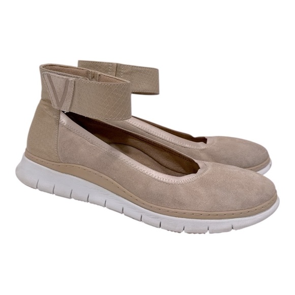 Vionic Camile Womens Suede Ankle Strap Ballet Flats size 8 (25 cm) - Picture 6 of 12